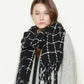 Black Window Panel Scarf Accessories