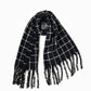 Black Window Panel Scarf Accessories