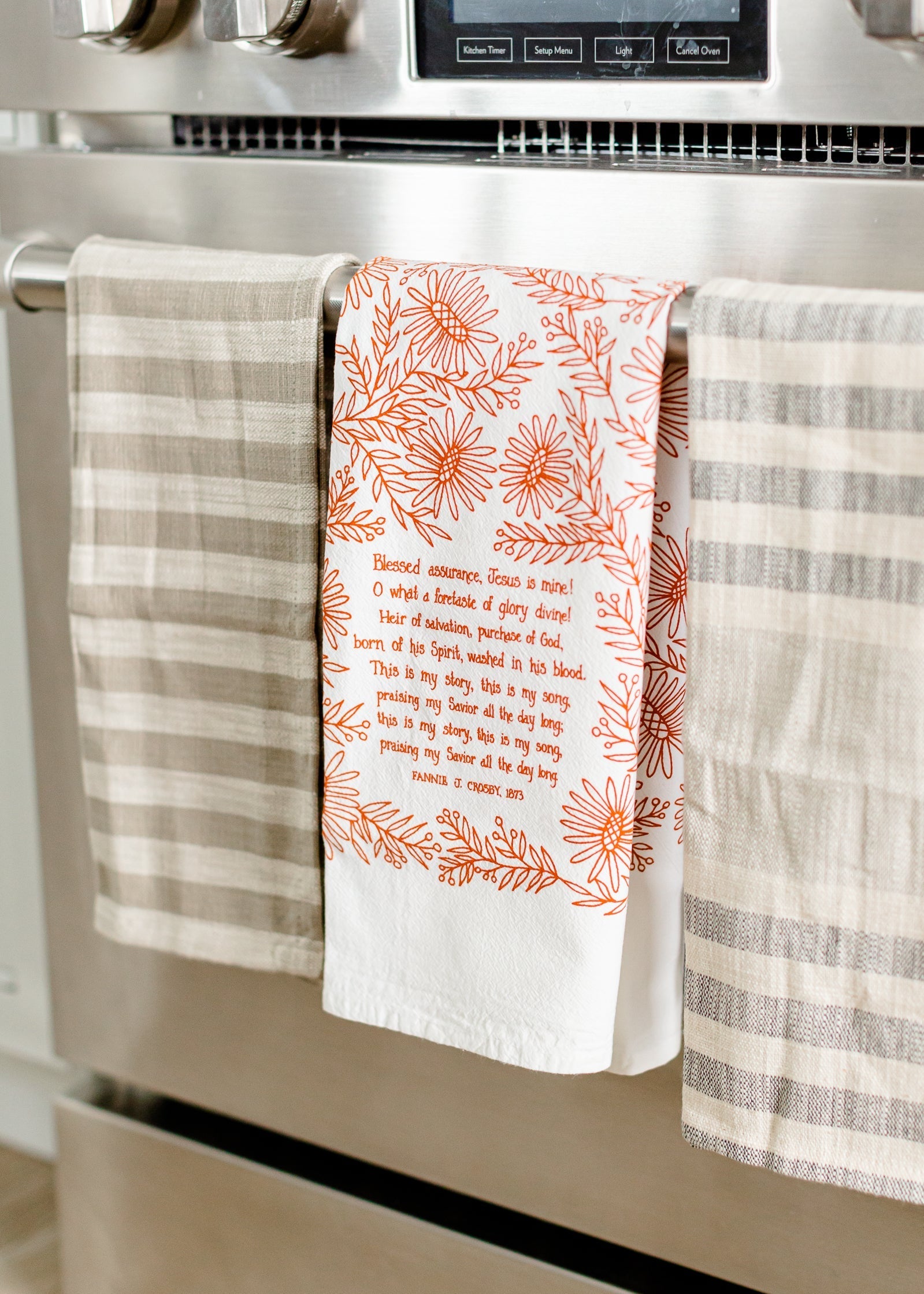 Blessed Assurance Hymn Tea Towel Home & Lifestyle