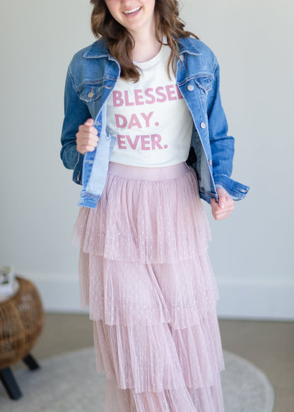 Blessed Day Ever Graphic Tee - FINAL SALE Tops