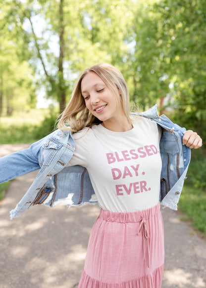 Blessed Day Ever Graphic Tee - FINAL SALE Tops