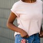 Blossom Embroidered Distressed Midi Denim Skirt - FINAL SALE Skirts