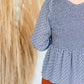 Blue Floral Print Top - FINAL SALE Shirt