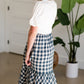 Blue Gingham Midi Skirt - FINAL SALE Skirts