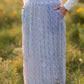 Blue Mirage Floral Maxi Skirt Skirts Mikarose
