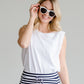 Blue Planet - White Bamboo Cat Eye Sunglasses - FINAL SALE Accessories