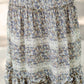 Blue Tiered Ruffle Midi Skirt-FINAL SALE Skirts