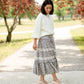 Blue Tiered Ruffle Midi Skirt-FINAL SALE Skirts