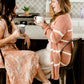 Blush Abstract Wrap Midi Dress - FINAL SALE Dresses