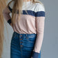 Blush Boatneck Colorblock Top Tops Staccato