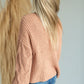 Blush Dolman Sleeve Mock Neck Sweater Tops By Together