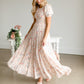 Blush + Floral Smocked Maxi Dress Dresses