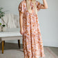 Blush Floral Tassel-Tie Maxi Dress - FINAL SALE Dresses