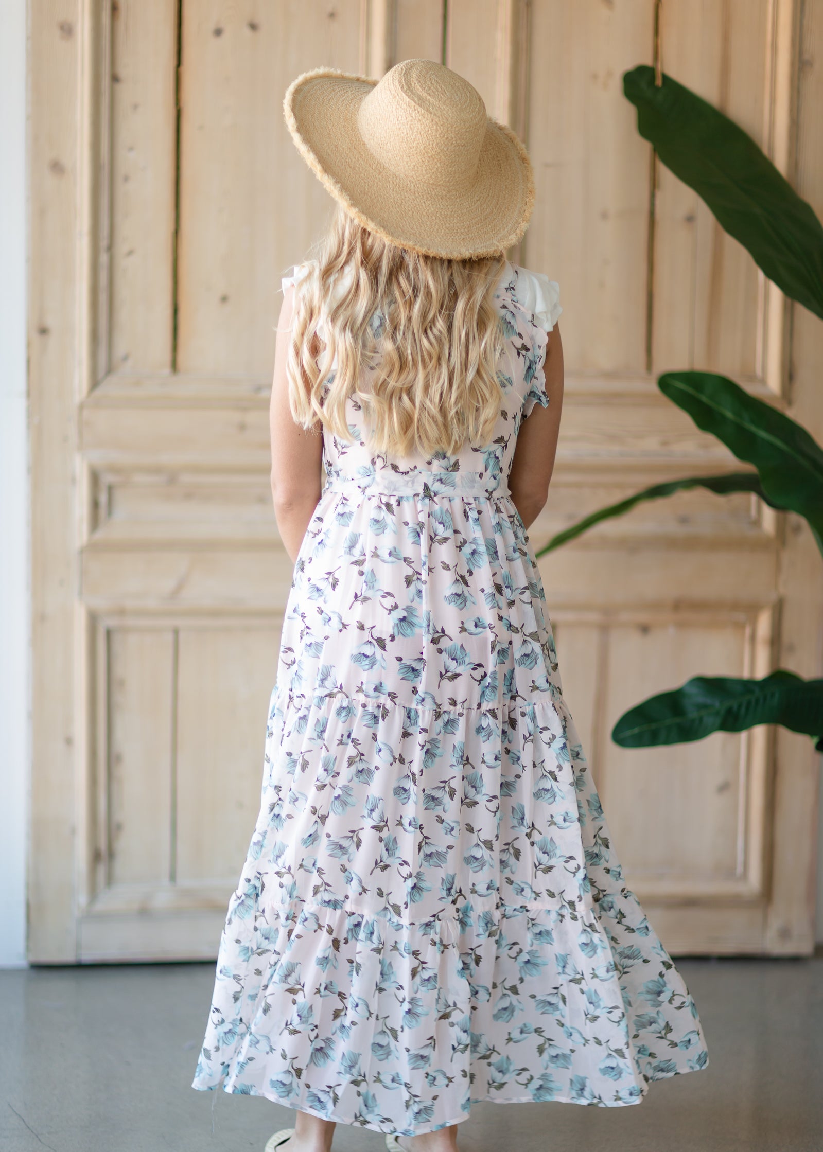 Blush Floral Tiered Maxi Dress - FINAL SALE Dresses
