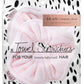 Blush Microfiber Towel Scrunchie Set Accessories