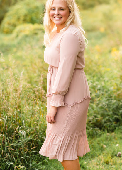 Blush Ruffle Tiered Midi Dress - FINAL SALE Dresses