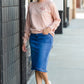 Blush Sota Girl Crewneck Sweatshirt Tops