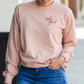 Blush Sota Girl Crewneck Sweatshirt Tops