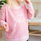 Blush Sota Toddler Crew Sweatshirt Tops