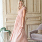 Blush Textured Smocked Baby Doll Maxi Dress - FINAL SALE Dresses