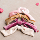 Blush Velvet Bow Scrunchie Accessories