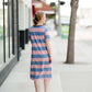 Bold Stripe Long T-Shirt Midi Dress - FINAL SALE Dresses