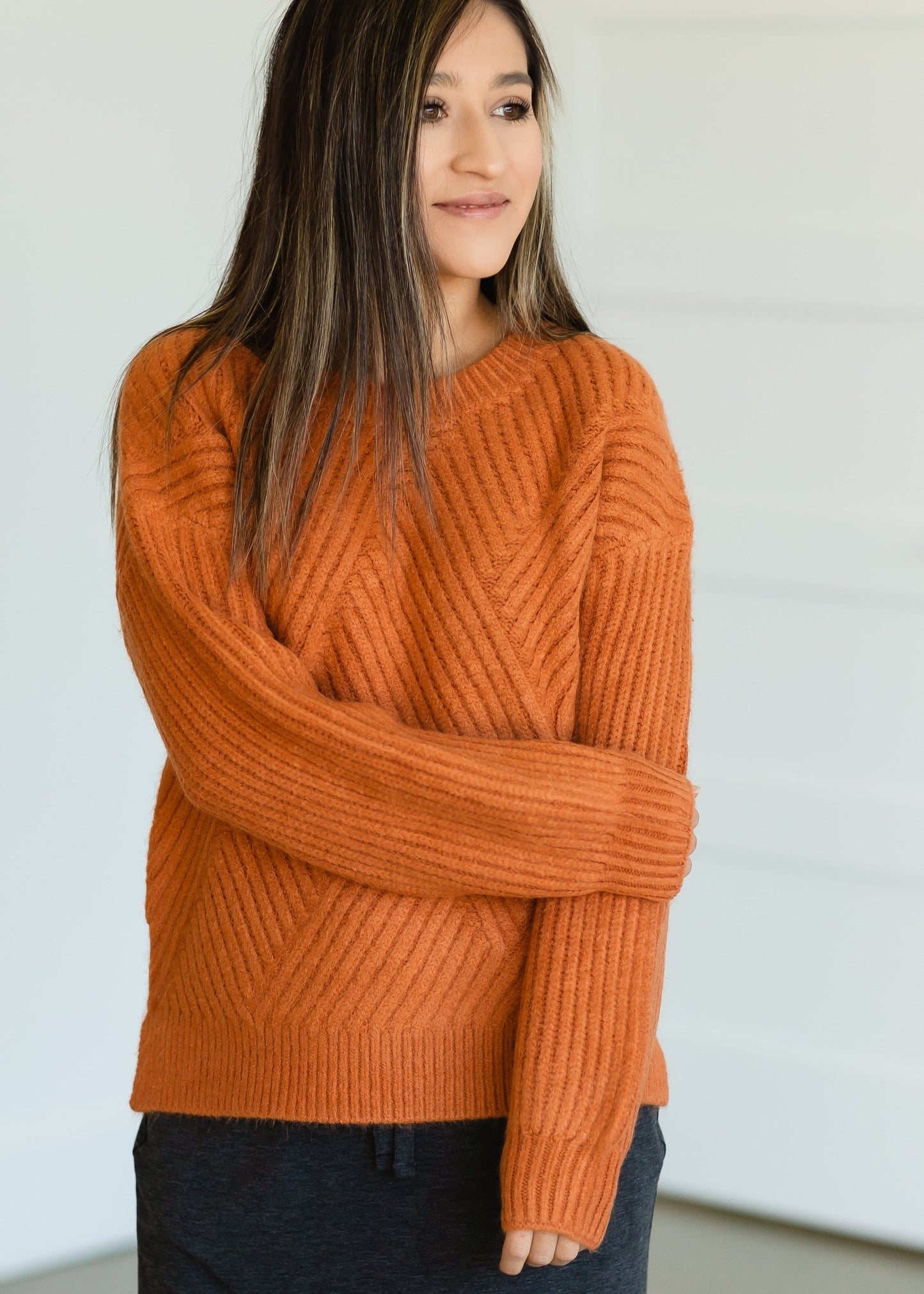 Bonnie Toffee Woven Sweater - FINAL SALE Tops