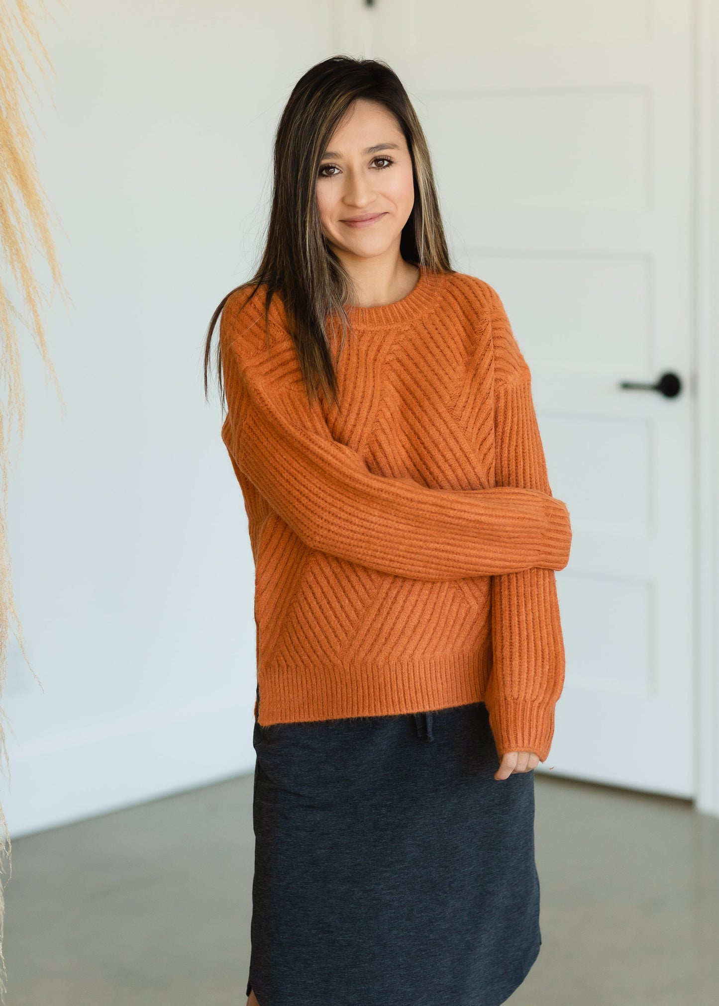 Bonnie Toffee Woven Sweater - FINAL SALE Tops