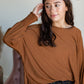 Boxy Smocked Cuff Modal Jersey Top Tops Grade & Gather