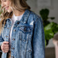 Boyfriend Denim Jean Jacket Tops Kut from the Kloth