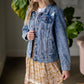Boyfriend Denim Jean Jacket Tops Kut from the Kloth