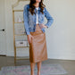 Boyfriend Denim Jean Jacket Tops Kut from the Kloth