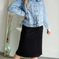 Boyfriend Denim Jean Jacket Tops Kut from the Kloth