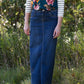 Bria Long Denim Skirt - FINAL SALE Skirts