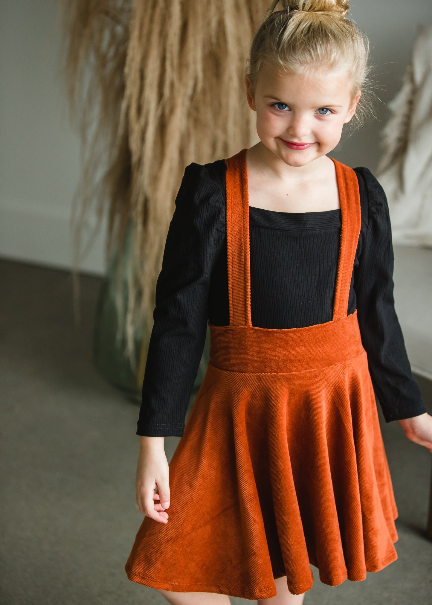 Brick Pinafore Corduroy Jumper - FINAL SALE Girls