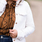 Brick Plaid Button Up Womens Top