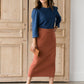 Brick Sweater Midi Skirt - FINAL SALE Skirts