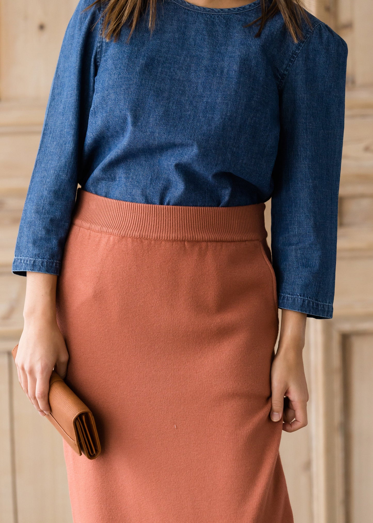 Brick Sweater Midi Skirt - FINAL SALE Skirts
