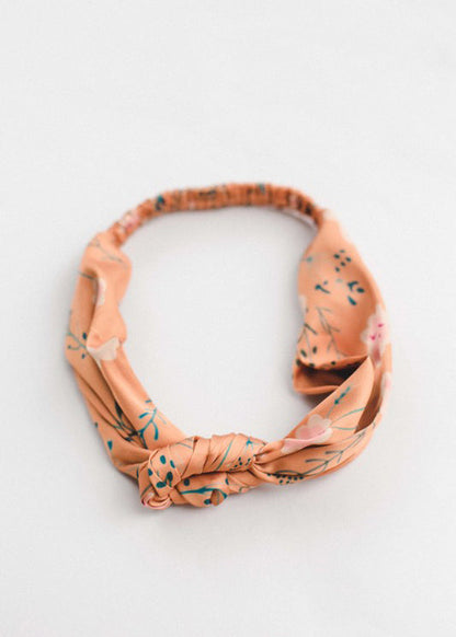 Bronze Floral Stretchy Headband - FINAL SALE Accessories