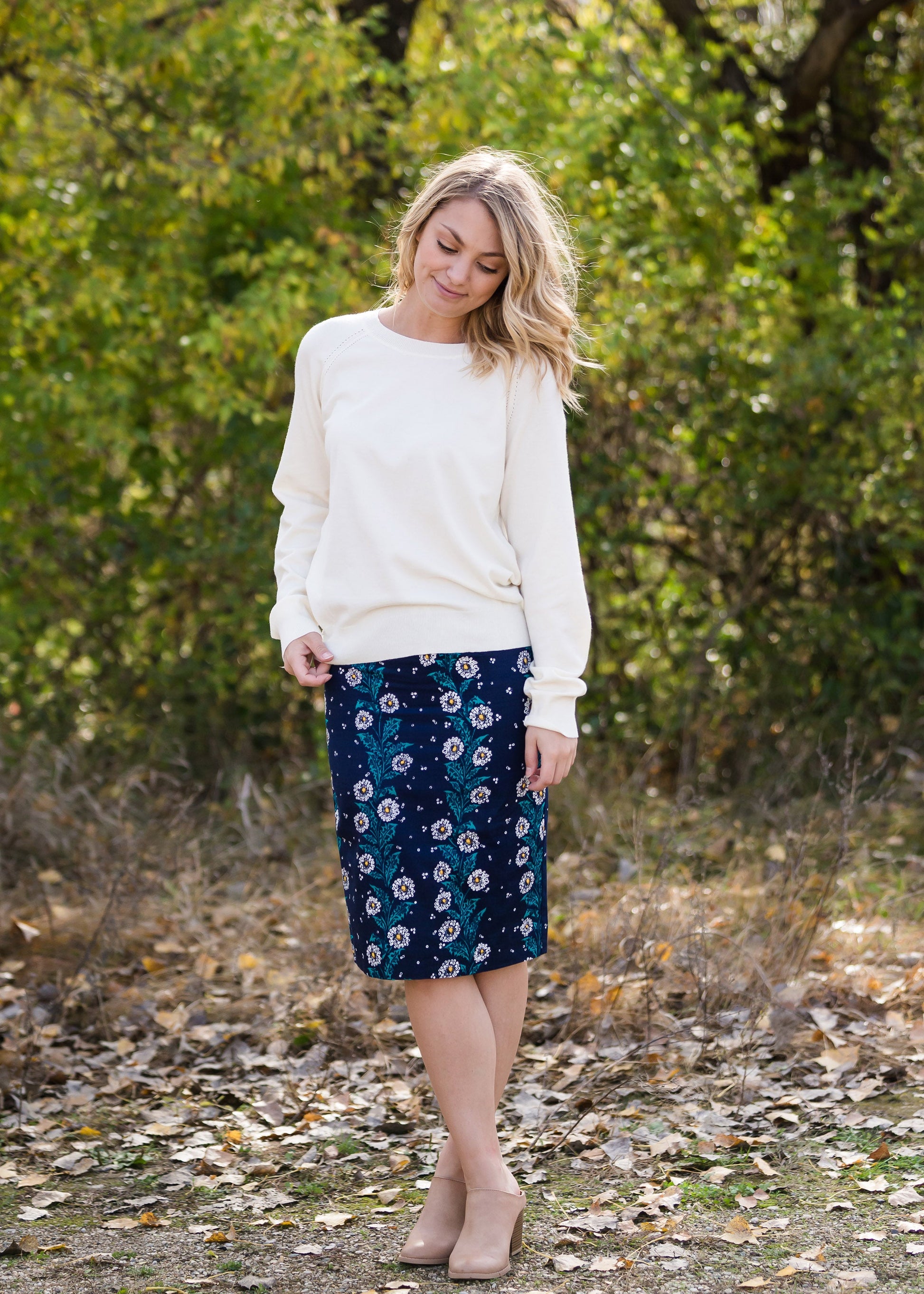 Brooke Dandelion Bloom Midi Skirt - FINAL SALE Skirts