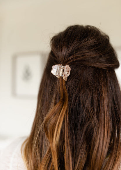 Brown + Ivory Bear Claw Hair Clip - FINAL SALE Accessories