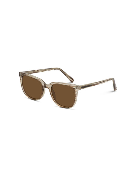 Brown Rectangle Sunglasses Accessories
