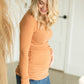 Brown Ruched Side Maternity Top - FINAL SALE Tops
