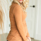 Brown Ruched Side Maternity Top - FINAL SALE Tops