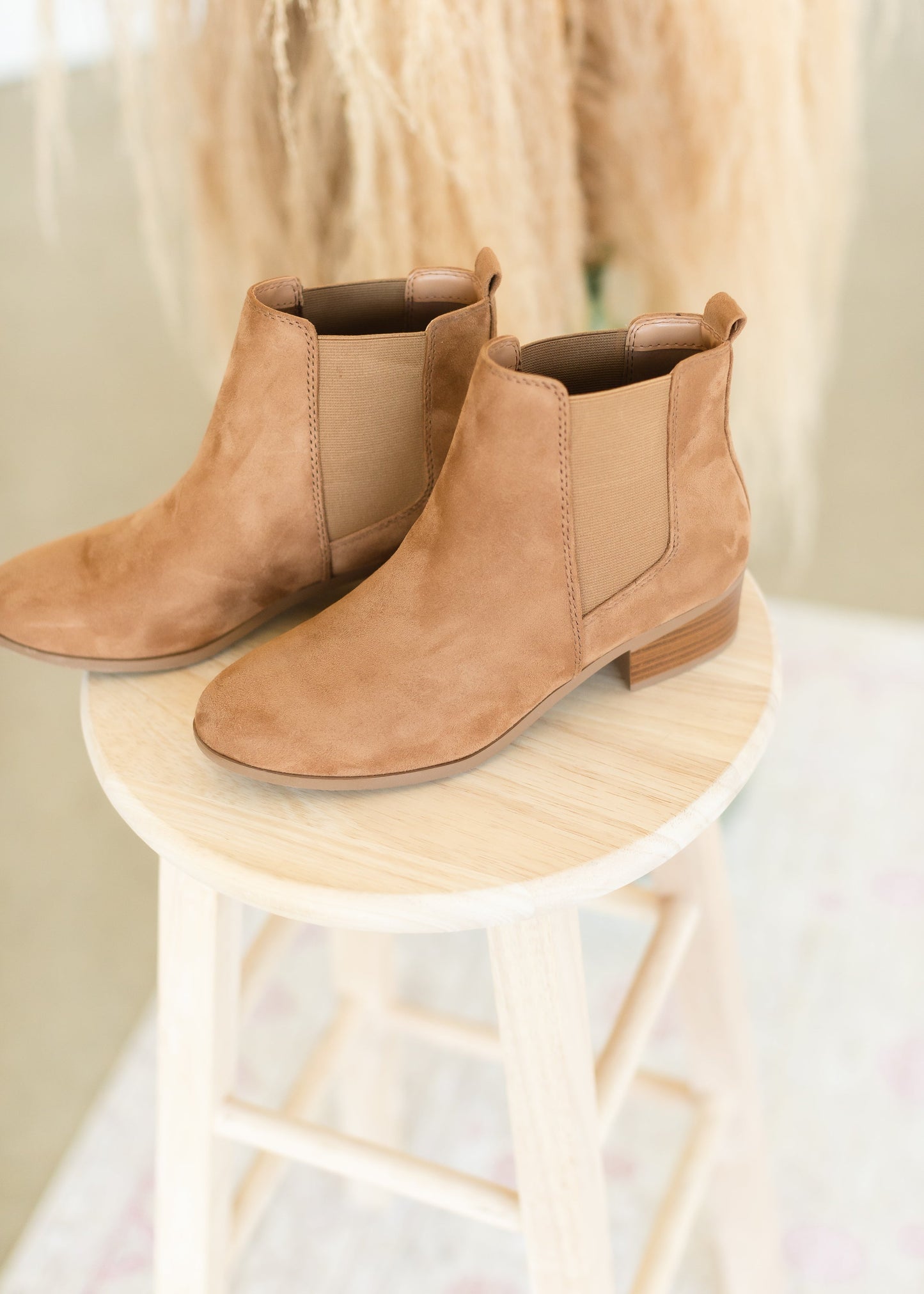 Brown Suede Ribbed Bootie - FINAL SALE Shoes