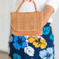 Brown Woven Detail Crossbody Bag - FINAL SALE Accessories