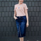 Blush colored Brunch graphic tee