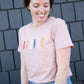 Blush colored Brunch graphic tee