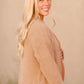Brushed Open Front Pocket Cardigan - FINAL SALE Tops