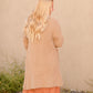Brushed Open Front Pocket Cardigan - FINAL SALE Tops